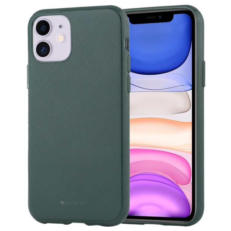 For Iphone Mercury Goospery Style Lux Shockproof Soft Tpu Case Green