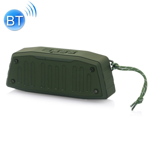NewRixing NR-4019 Outdoor Portable Bluetooth Speaker Green