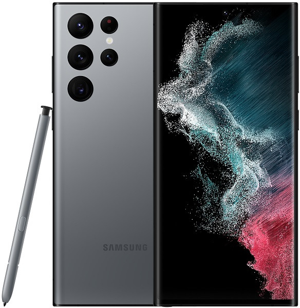 サムスン Samsung Galaxy S22 Ultra 5G デュアルSIM SM-S908E 256GB グラファイト (12GB RAM) - eSIM 対応