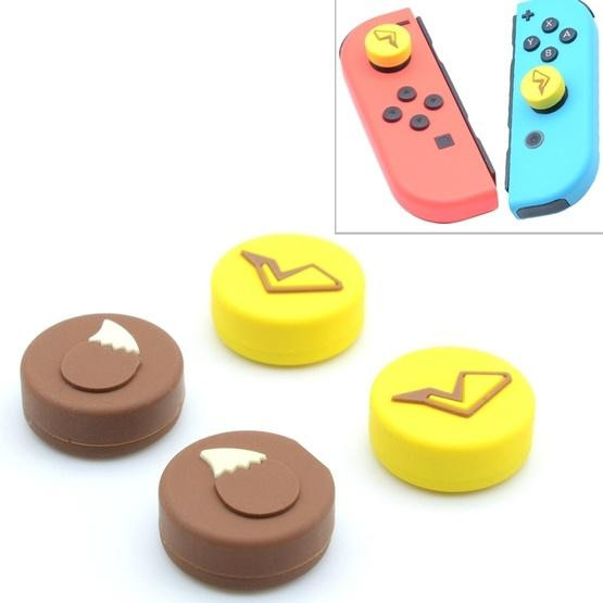 Pokemon Gamepad Rocker Cap Button Cover Thumb Grip Set For Nintendo Switch Switch Lite