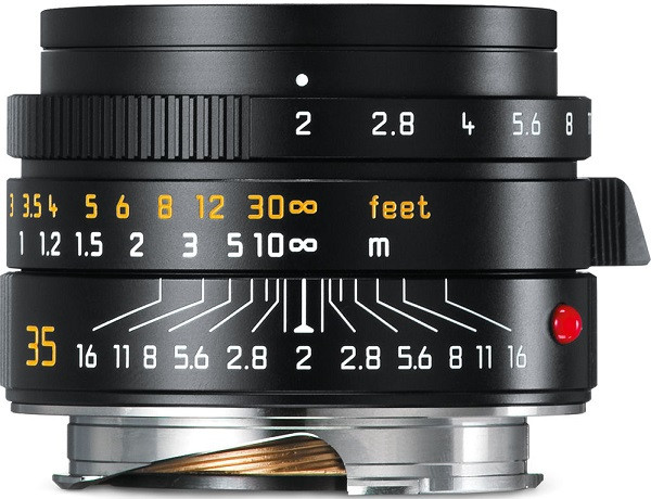 Leica Summicron-M 35mm f/2 ASPH II Black Lens