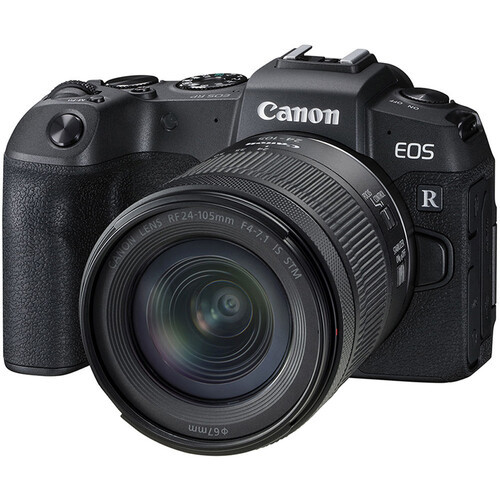 Canon EOS RP Kit (RF 24-105mm f/4-7.1 IS STM (With Adapter)