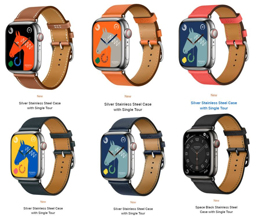 アップル Apple Watch Hermes シルバーステンレススチールケース 