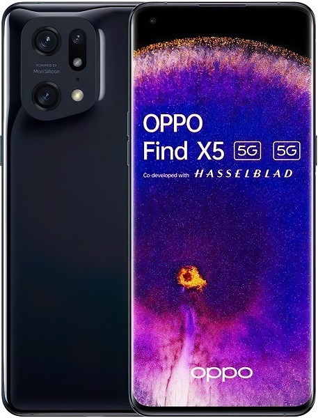 【SIMフリー】 オッポ Oppo Find X5 5G CPH2307 デュアルSIM 256GB ブラック (8GB RAM) - グローバル版