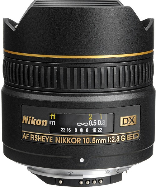 Nikon AF DX Fisheye Lens-NIKKOR 10.5mm f/2.8G ED
