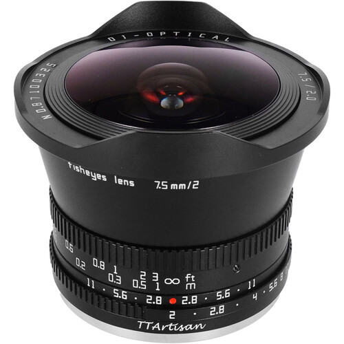 TTArtisan 7.5mm f/2 Fisheye Lens (Canon M Mount)