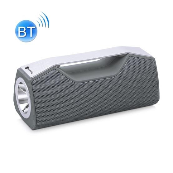 NewRixing NR-2028 Portable Lighting Wireless Bluetooth Stereo Speaker Grey
