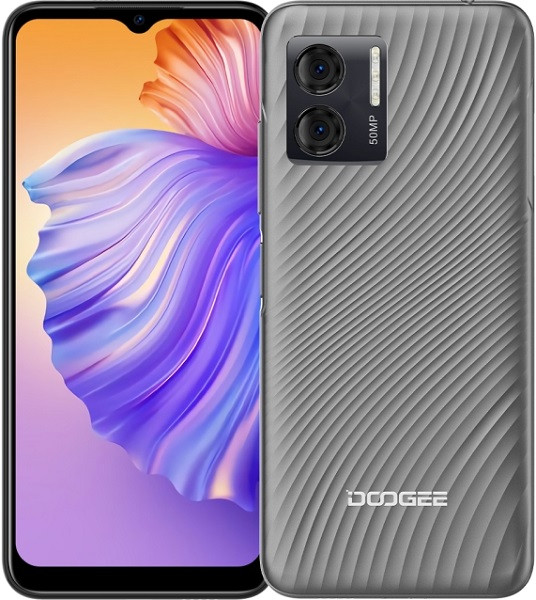 SIMフリー) ドゥージー DOOGEE N50 デュアルSIM 128GB グレー (8GB RAM