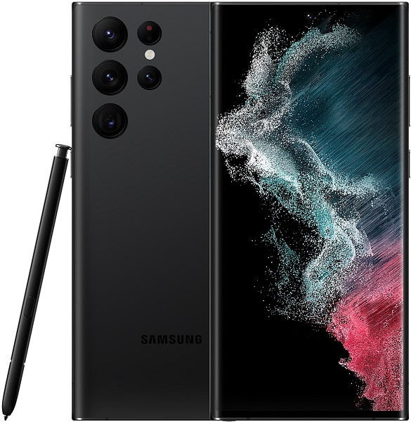 【SIMフリー】 サムスン Samsung Galaxy S22 Ultra 5G デュアルSIM SM-S908E 512GB ファントム ブラック  (12GB RAM) - eSIM 対応