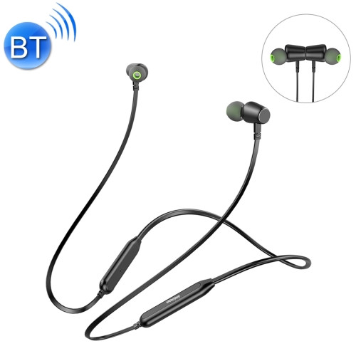 ipipoo GP-1 Magnetic Sports Wireless Bluetooth V4.2 Earphone Neck Halter Style In-ear Headset Black