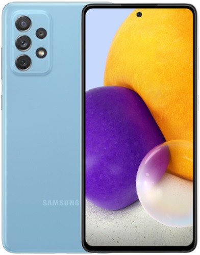 サムスン Samsung Galaxy A72 Dual Sim A725FD 256GB ブルー (8GB RAM)