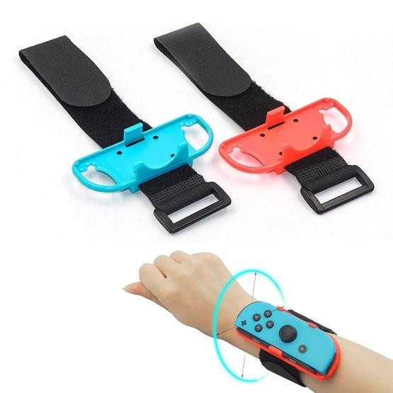 1 Pair Adjustable Elastic Dance Wrist Band for Nintendo Switch