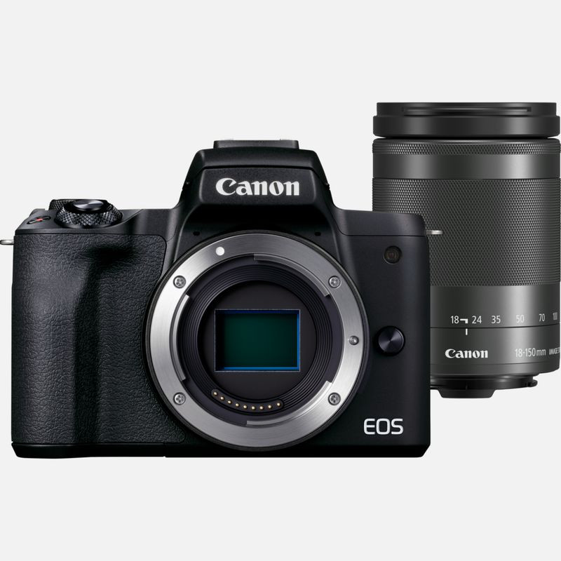 Canon EOS M50 Mark II Kit (EF-M 18-150mm f/3.5-6.3 IS STM) Black ...