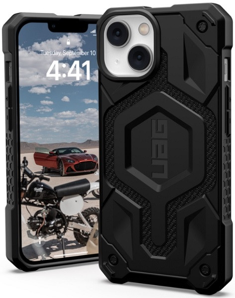 UAG Monarch Pro Kevlar Magnetic Case Premium Casing With Built-in Magnet Case for iPhone 14 Pro