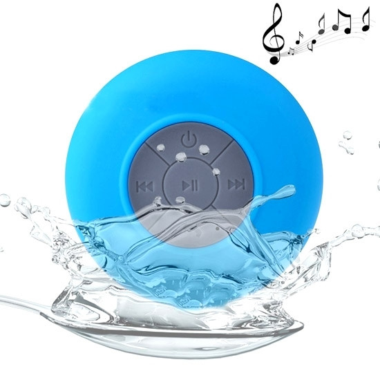 BTS-06 Mini Waterproof IPX4 Bluetooth V2.1 Speaker (Blue)