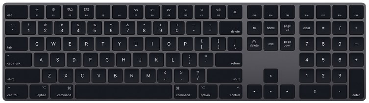アップル Apple Magic Keyboard with Numeric Keypad - US English - スペースグレー