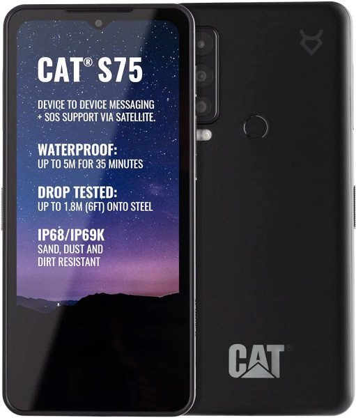 CAT Caterpillar S75 5G Dual Sim 128GB Black (6GB RAM) - Global Version