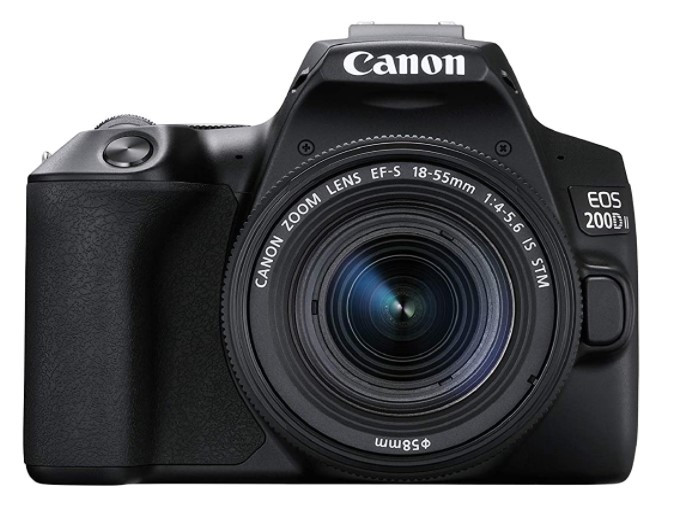 Canon EOS 200D Mark II Kit (EF-S 18-55mm f/4-5.6 IS STM) Black通販 ...