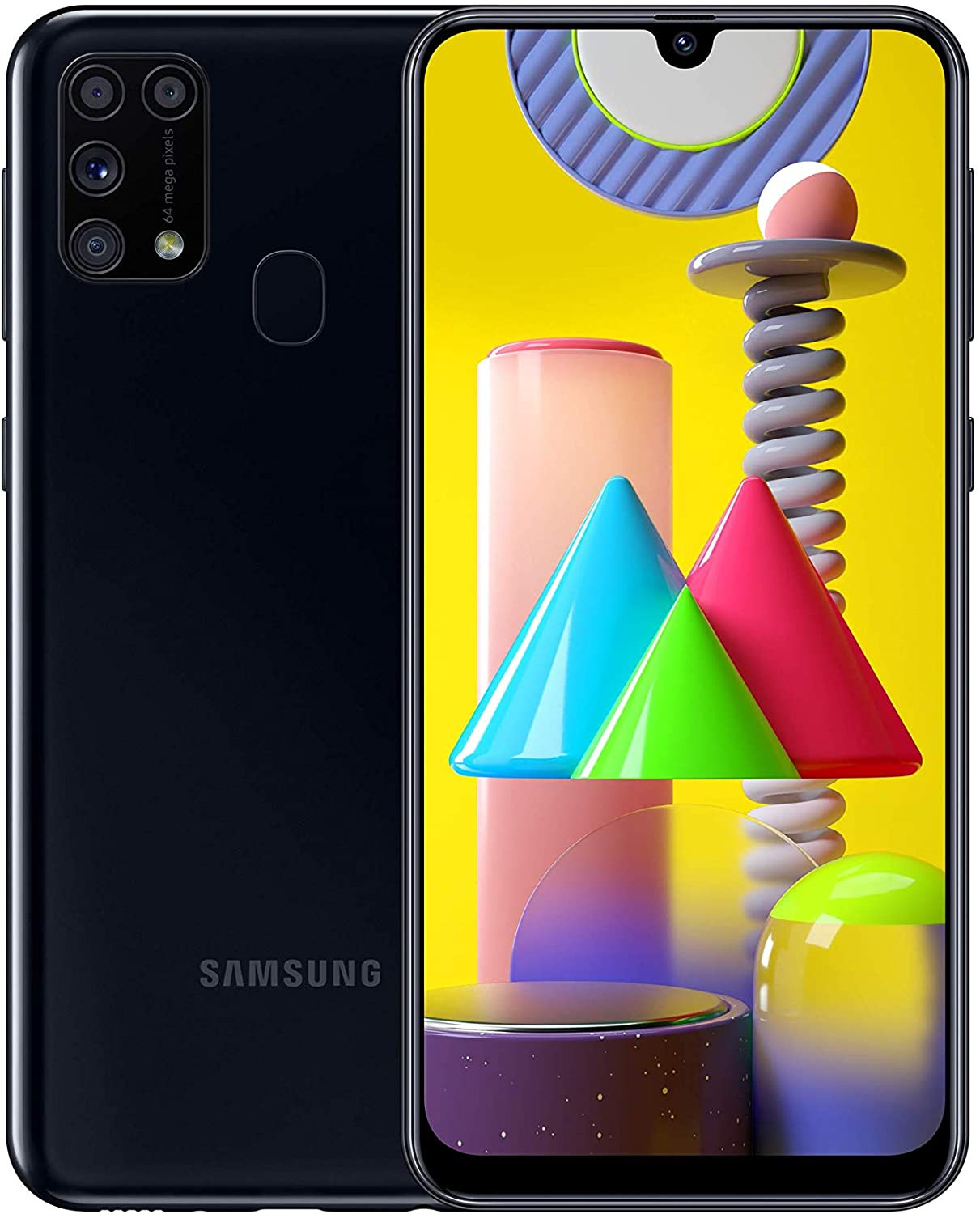 サムスン Samsung Galaxy M31 デュアルSIM M315FD 128GB ブラック (8GB RAM)