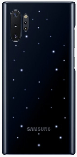 サムスン Samsung Galaxy Note 10 Plus LED Back スマホカバー (ブラック)
