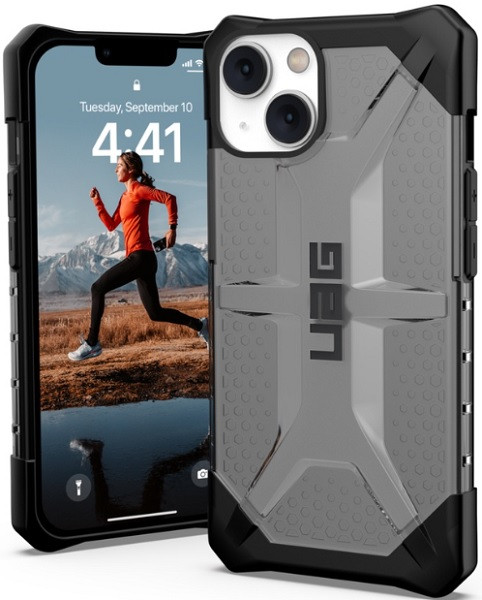 UAG Plasma Translucent iPhone Cover with Rugged Lightweight Slim Shockproof Protective Case for iPhone 14 (Ash)