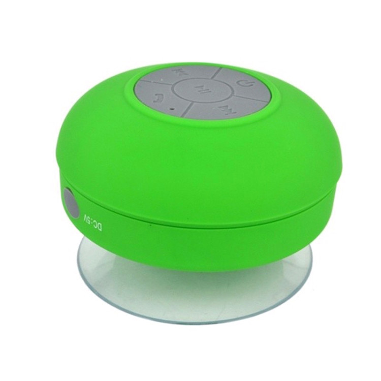 ミニポータブルサブウーファーシャワーワイヤレス防水Bluetoothスピーカー（グリーン）