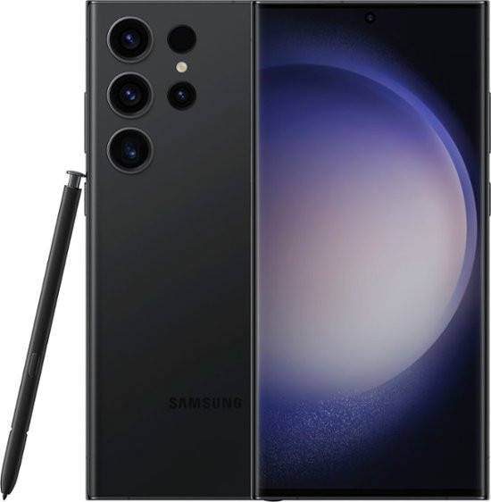 【SIMフリー】 サムスン Samsung Galaxy S23 Ultra 5G SM-S9180 デュアルSIM 256GB ファントムブラック  (12GB RAM) - eSIM非対応