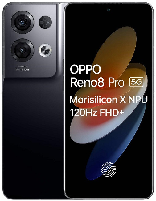 Oppo Reno 8 Pro 5G CPH2357 Dual Sim 256GB Glazed Black (12GB RAM) - Global Version