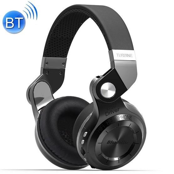 Bluedio T2+ Turbine Wireless Bluetooth 4.1 Stereo Headphones with Mic Black