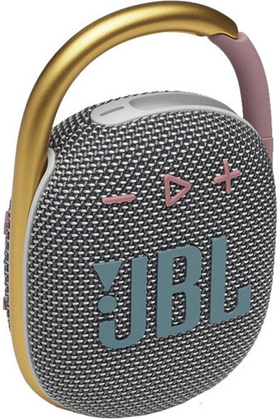 JBL Clip 4 Portable Bluetooth Speaker Gray