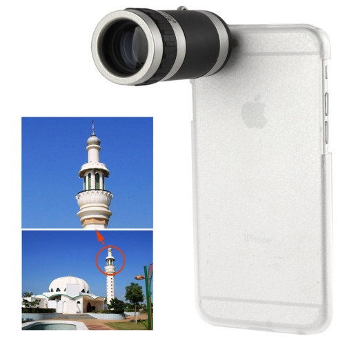 iPhone 6用8 X携帯電話望遠鏡（ホワイト）