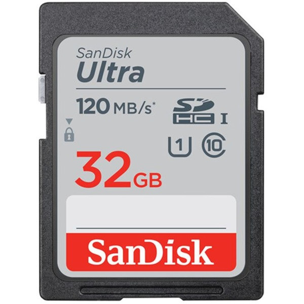 Sandisk 32GB Ultra 120MB/s SDHC UHS-I
