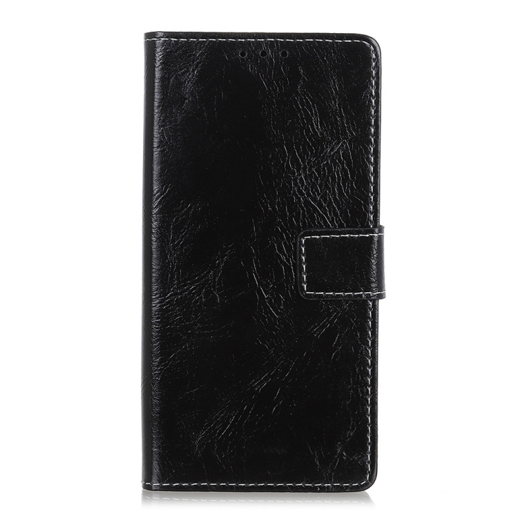 Retro Crazy Horse Texture Horizontal Flip Leather Case for iPhone 11  (Black)