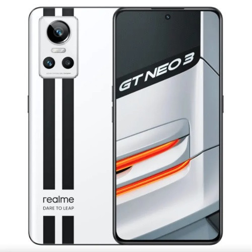【SIMフリー】 リアルミー Realme GT Neo 3 5G 80W デュアルSIM 256GB シルバー (8GB RAM) - グローバル版