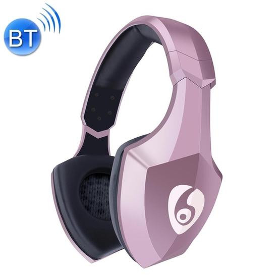 OVLENG S33 Bluetooth Wireless Stereo Noise Isolating Headset with Mic (Purple)