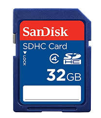 Sandisk 32GB SDHC (Class 4)