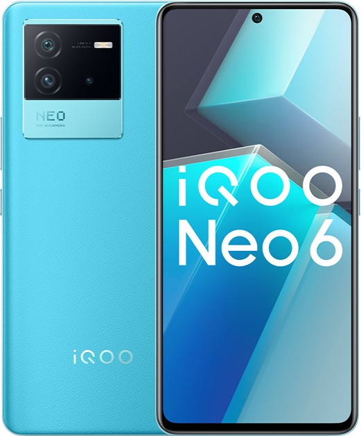 Vivo iQOO Neo 6 5G デュアルSIM 256GB ブルー (12GB RAM) - 中国版