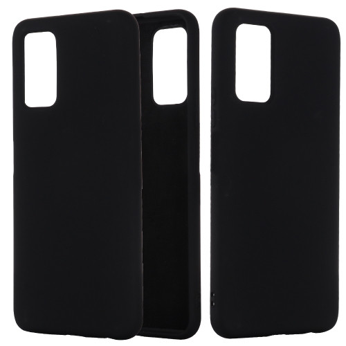 Pure Color Liquid Silicone Shockproof Full Coverage Case for Samsung Galaxy Note 20 (Black)
