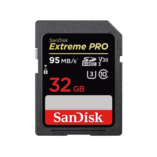 Sandisk 32GB Extreme Pro 95MB/s SDHC