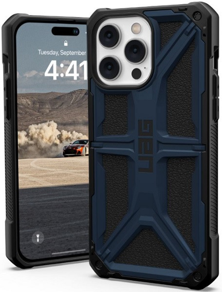 UAG Monarch Cover with Rugged Lightweight Slim Shockproof Drop Protective Case for iPhone 14 Pro (Mallard)