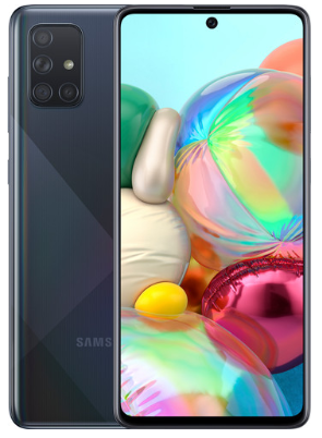 サムスン Samsung Galaxy A71 Dual A715FD 128GB ブラック (8GB RAM)