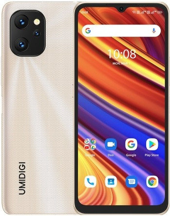 SIMフリー) Umidigi Power 7 デュアルSIM 128GB ゴールド (4GB RAM