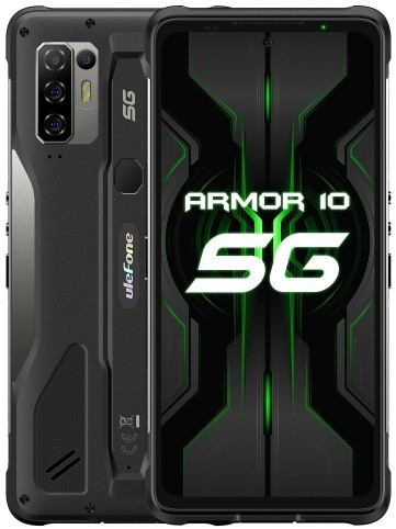 Ulefone Armor 10 5G Rugged Phone Dual Sim 128GB Black (8GB RAM)