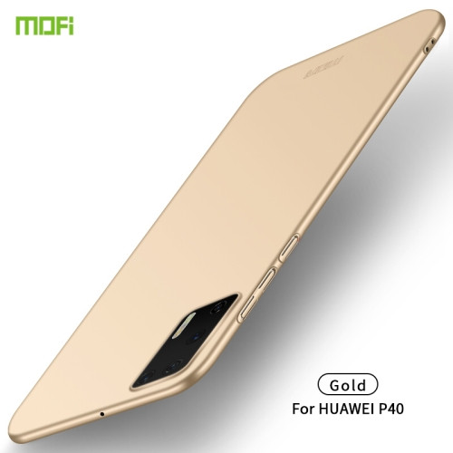 MOFI Frosted PC Ultra-thin Hard Case for Huawei P40 (Gold)