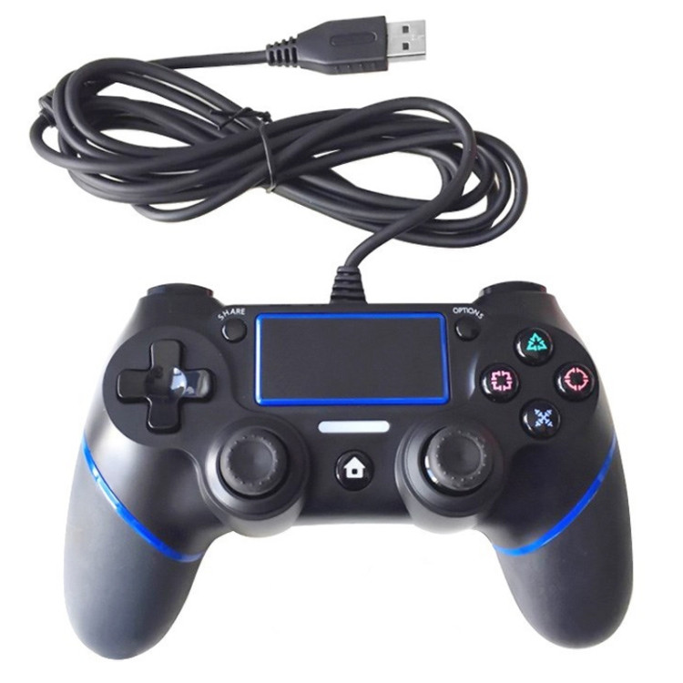 Wired Game Controller For Sony Playstation Ps4 Blue 通販 Etoren Japan