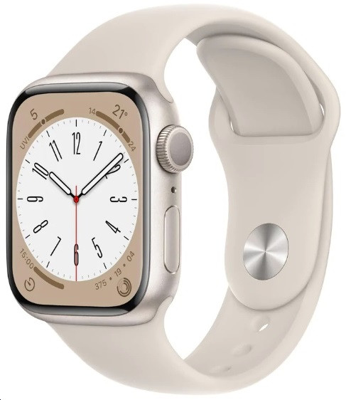 アップル Apple Watch Series 8 GPS 45mm スターライトアルミニウム ...