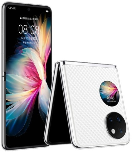 ファーウェイ Huawei P50 Pocket デュアルSIM 256GB ホワイト (8GB RAM)