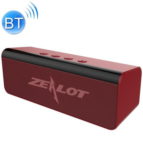 ZEALOT S31 10W 3D HiFi Stereo Wireless Bluetooth Speaker Red