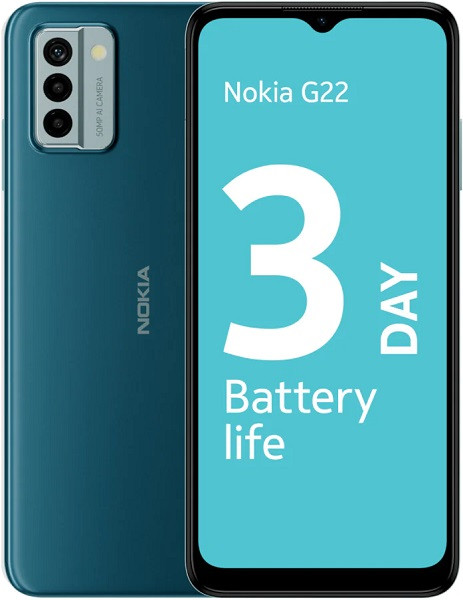 Nokia G22 Dual Sim 64GB Lagoon Blue (4GB RAM) - Global Version