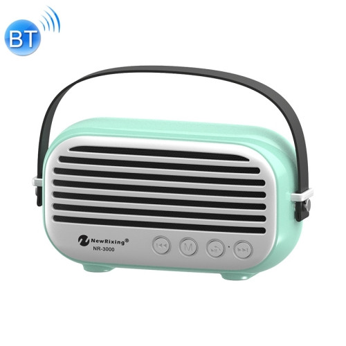 NewRixing NR-3000 Stylish Household Bluetooth Speaker Green